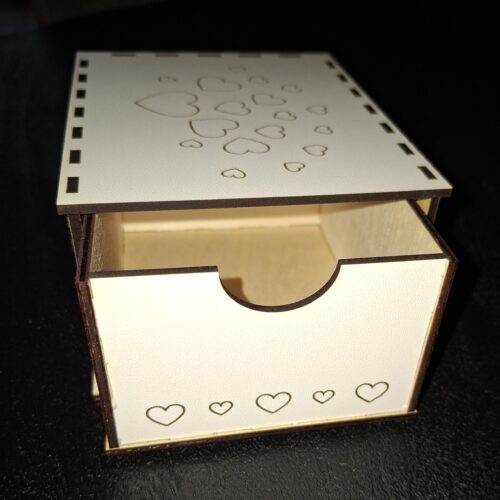 Houten schuifdoos