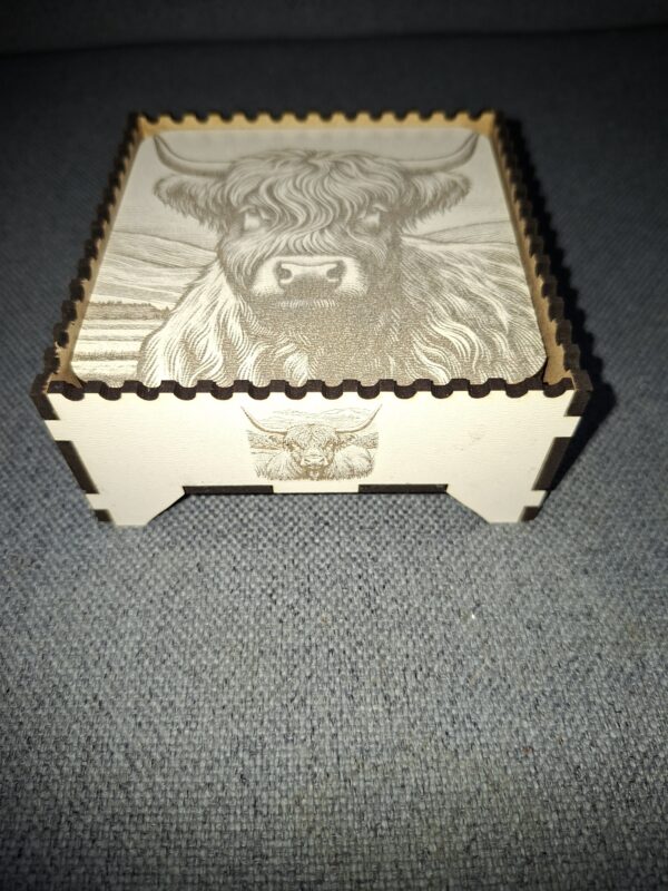 Onderzetters Highland Cow