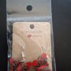 Oorbellen vlinder rood