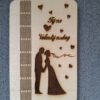 Houten Valentijns kaartje